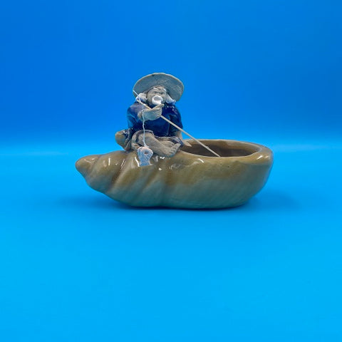 Fish Man Boat Toy 10cm