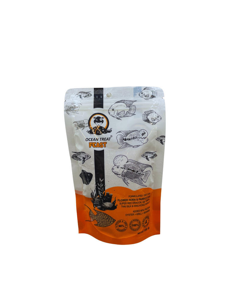 Flowerhorn & Parrot (Orange) - 100 Gms