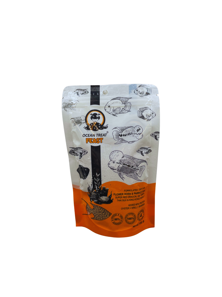 Flowerhorn & Parrot (Orange) - 100 Gms