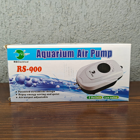 RS-900 Double Outlet Low Noise Air Pump